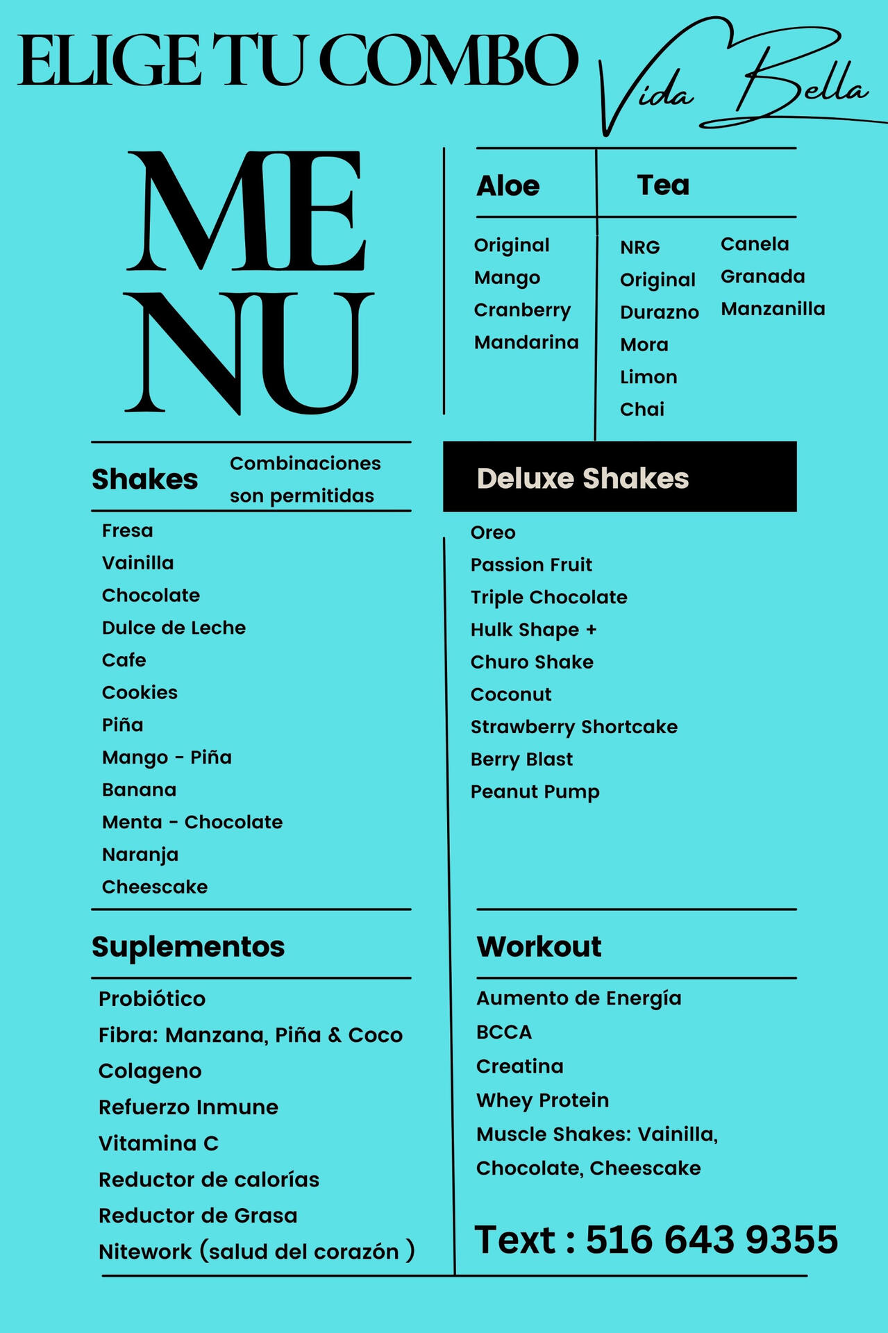 Combo Menu